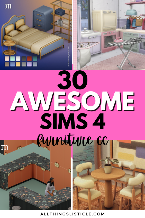 Sims 4 furniture CC