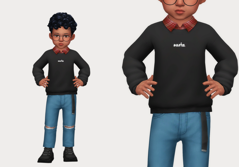Collared Crewneck