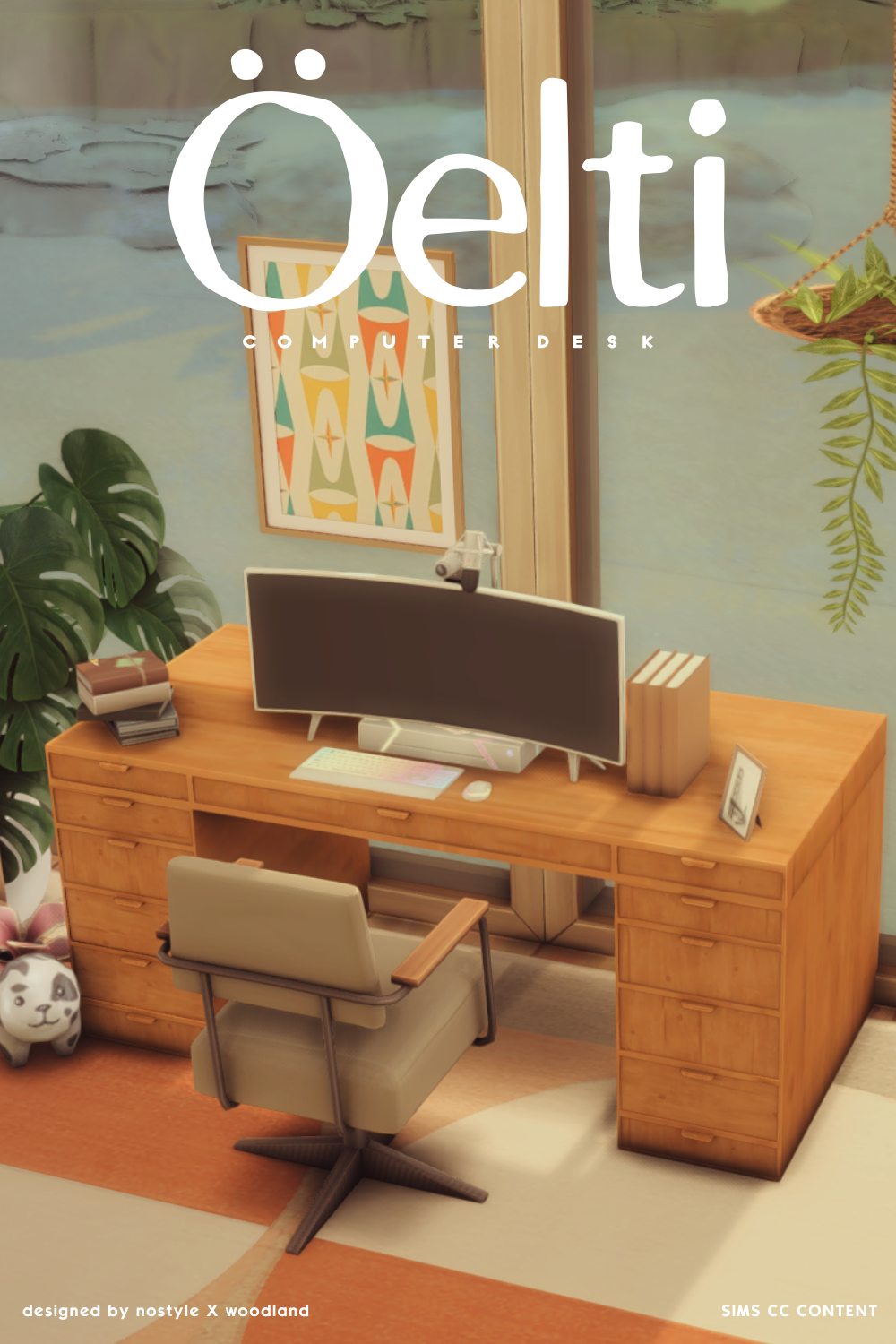 Oelti Computer Desk