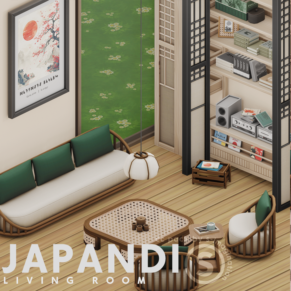 Japandi | Living Room CC