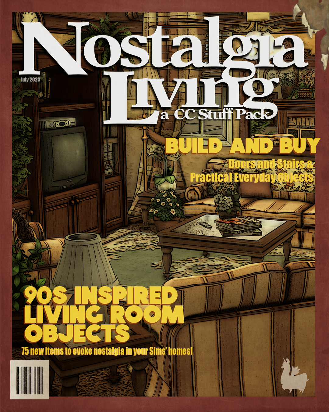Nostalgia Living CC Stuff Pack