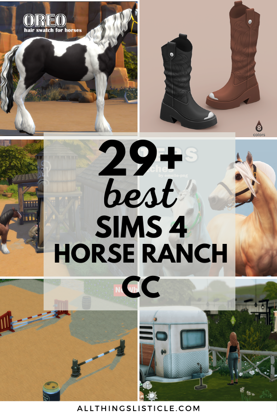 Sims 4 Horse Ranch CC