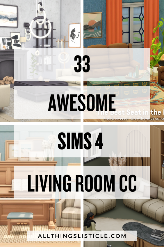 Sims 4 Living Room CC