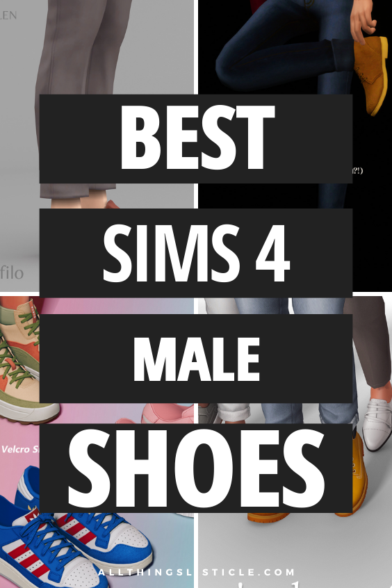 Sims 4 Male shoes CC