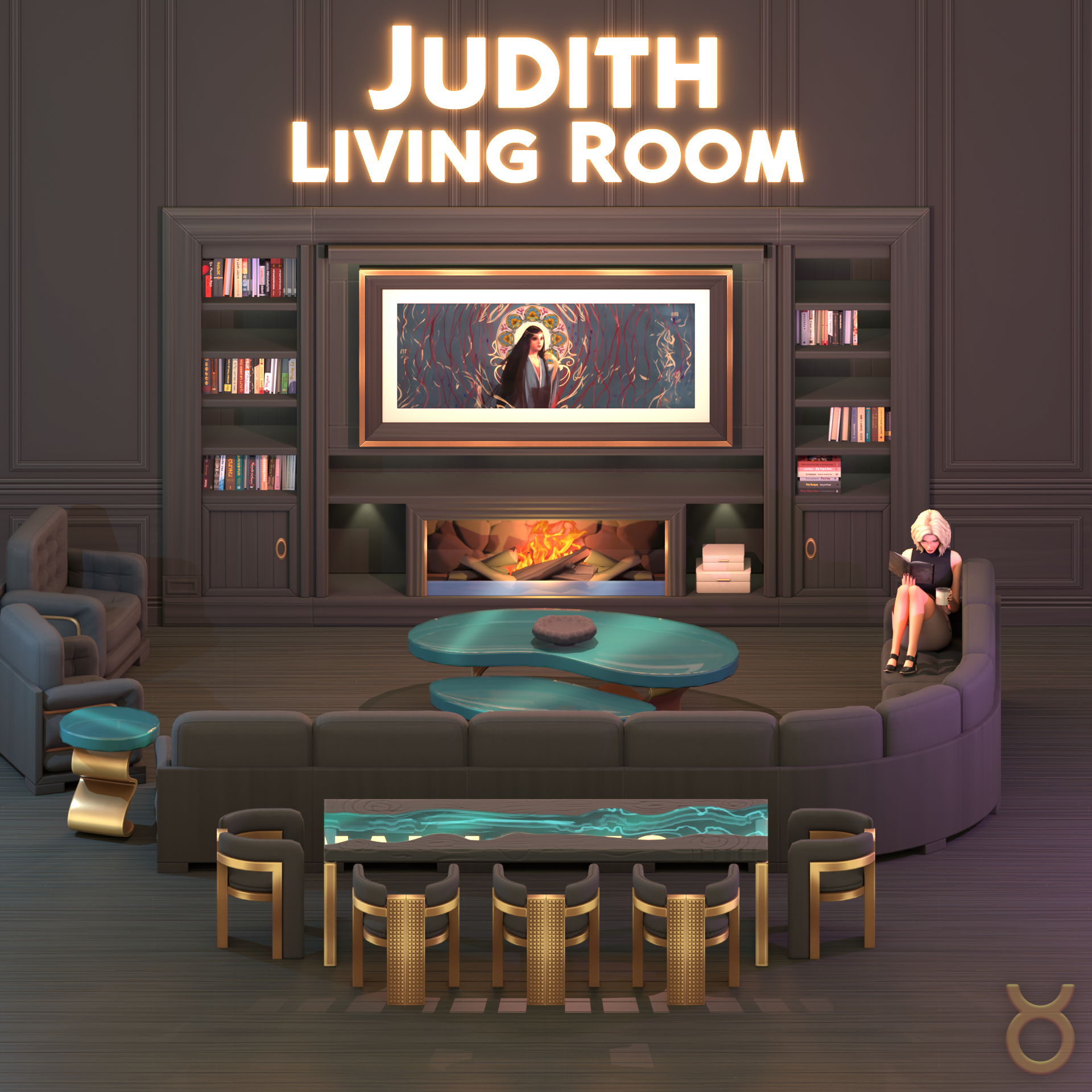 Judith Living Room Overview