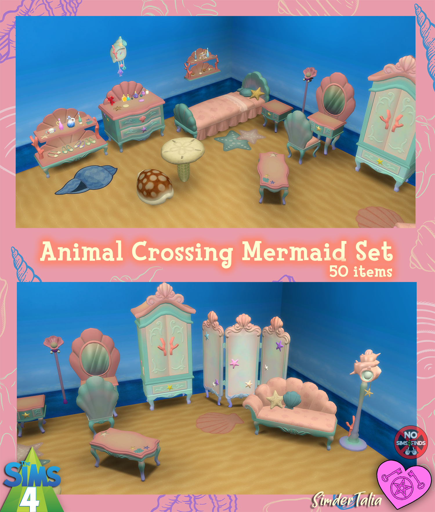 ACNH Mermaid Set