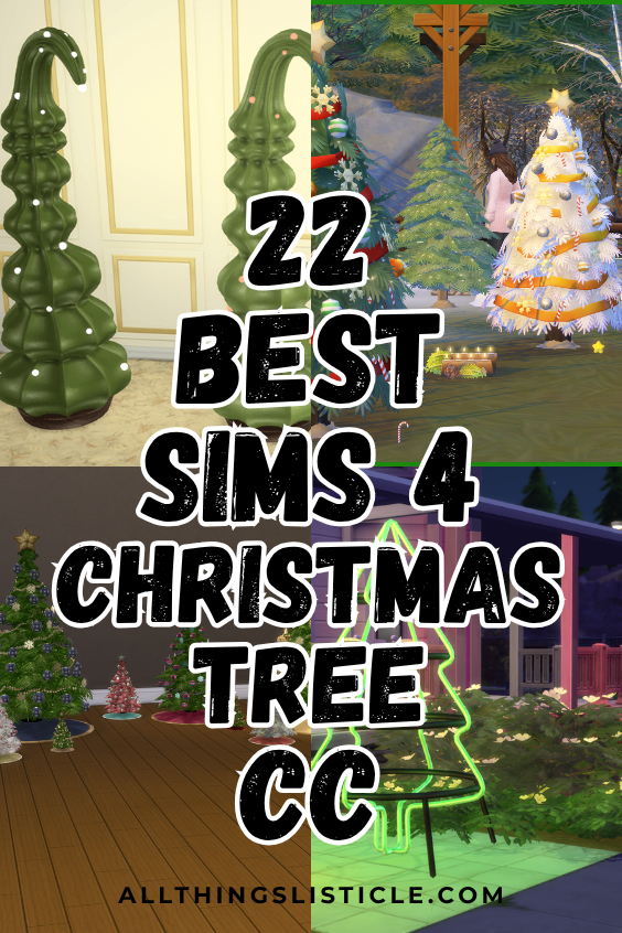Sims 4 Christmas Tree CC