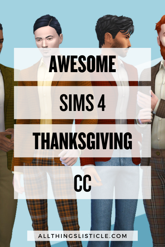 sims 4 thanksgiving cc