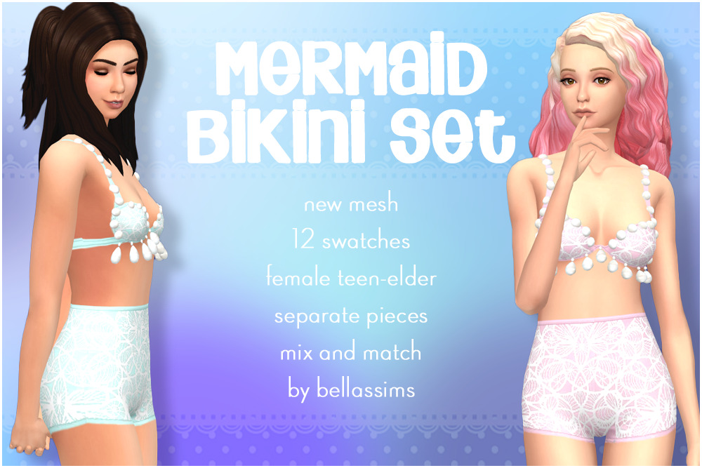 Mermaid bikini Set