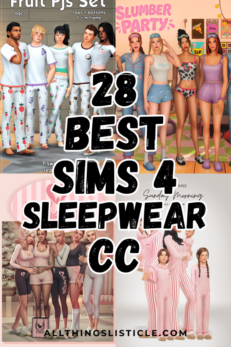 Sims 4 Sleepwear CC